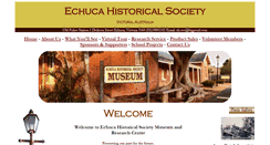 Desktop Screenshot of echucahistoricalsociety.org.au