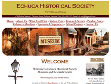 Tablet Screenshot of echucahistoricalsociety.org.au